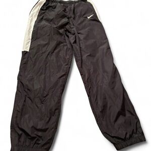 Nike Mens Size XXL Vintage 90s Black/White Nylon Windbreaker Pants